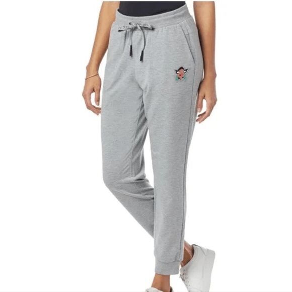 New Badgley Mischka gray lounge pants/sweat/jogger/pjs XL French terry - Picture 1 of 9